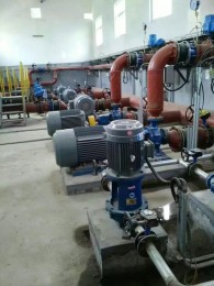 清水離心泵(beng)使用現場