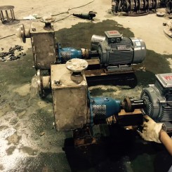 化(hua)工泵使用現場(chǎng)